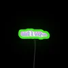 Neon LED sign with colorful RGB lighting for modern homes