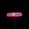 Customizable RGB Neon Sign with Programmable Artwork Display Options Available