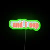 RGB Color Changing Neon Sign for Modern Home Decor Room