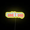 RGB LED Canvas Sign with Neon Color Changing Display Effects