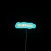 Retro bar pub decor with vibrant RGB color changing lights