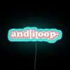 RGB Colorful LED Neon Sign Decoration For Modern Room Ambiance