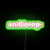 Vibrant rgb neon sign adds modern ambiance to living spaces