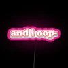 RGB LED Neon Sign Display Canvas Artwork Illuminated Visual Statement