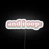 Colorful, customizable, and stylish RGB neon sign with adjustable brightness