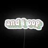 RGB Neon Sign with Color-Changing I/O Port Indicator Letters