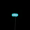 Bold neon lettering spelling out cheeky 'And I OOP' phrase