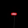 Vibrant RGB LED sign that reads 'And I Oop'