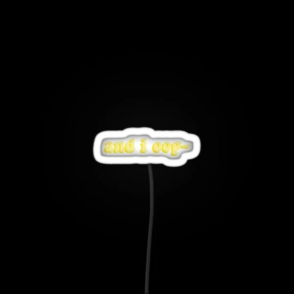 And I Oop RGB Neon Sign