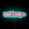 Neon Art RGB Color Changing Wall Decor Sign Lamp