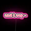 Eye-catching, customizable O-ring RGB neon lighting display sign