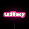 Customizable RGB color changing canvas neon sign with full color capability