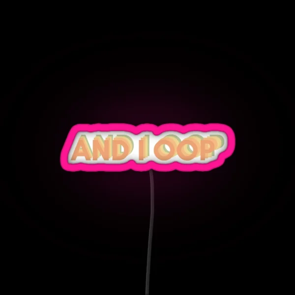 AND I OOP RGB Neon Sign