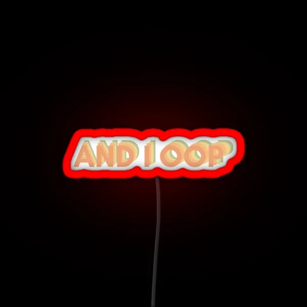 AND I OOP RGB Neon Sign