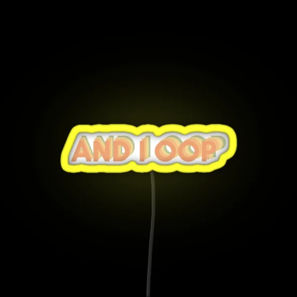 AND I OOP RGB Neon Sign