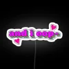 RGB Neon Sign with Color-Changing Display and Programmable Light Effects