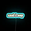 Vibrant RGB LED Neon Sign with Customizable Text or Symbols