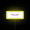 Dynamic RGB LED signs with customizable color changing display technology