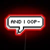 Add a pop of fun with this colorful speech bubble.