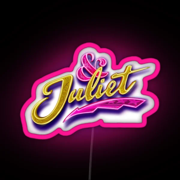 And Juliet Logo 4 RGB Neon Sign