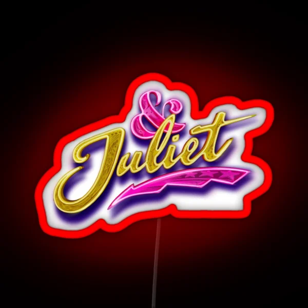 And Juliet Logo 4 RGB Neon Sign