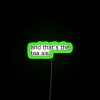 Neon queen-inspired wall decor with vibrant RGB slim line design.