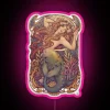 Vibrant Anderson's Little Mermaid inspired RGB LED neon light artwork