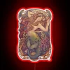 Underwater whimsy in a colorful, customizable LED neon sign.