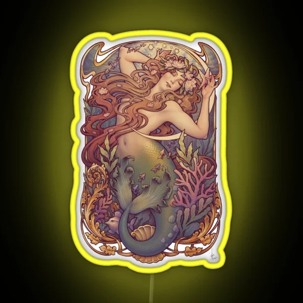 Andersen S Little Mermaid RGB Neon Sign