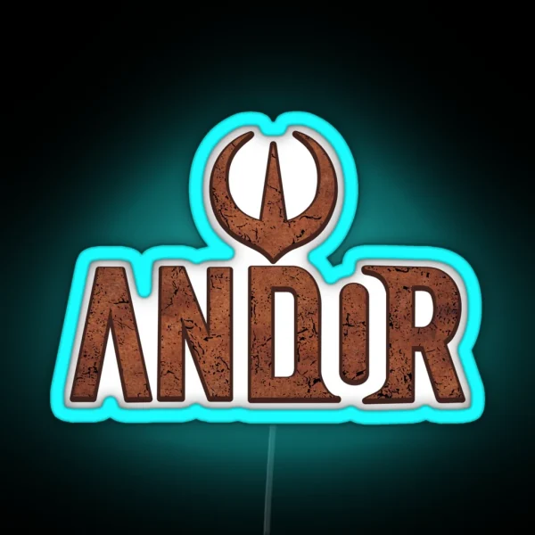 Andor Raised Logo RGB Neon Sign