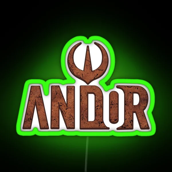 Andor Raised Logo RGB Neon Sign