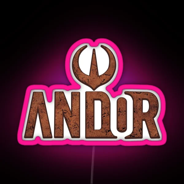 Andor Raised Logo RGB Neon Sign