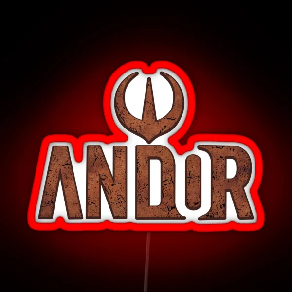 Andor Raised Logo RGB Neon Sign