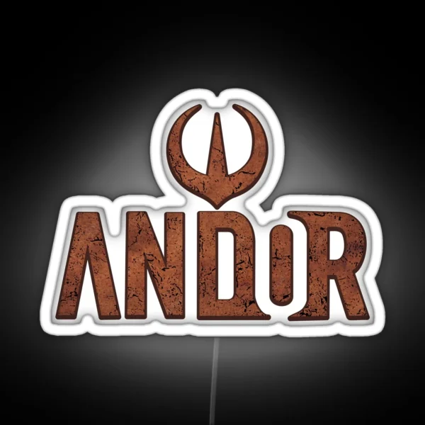 Andor Raised Logo RGB Neon Sign