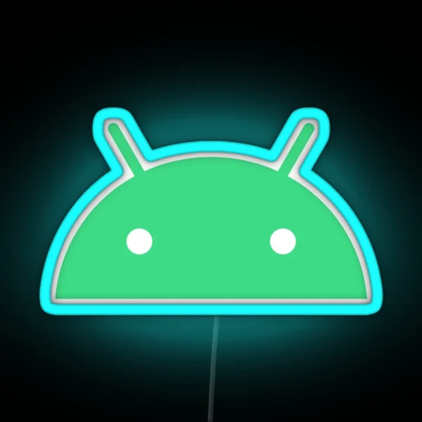 Android 10 Logo RGB Neon Sign