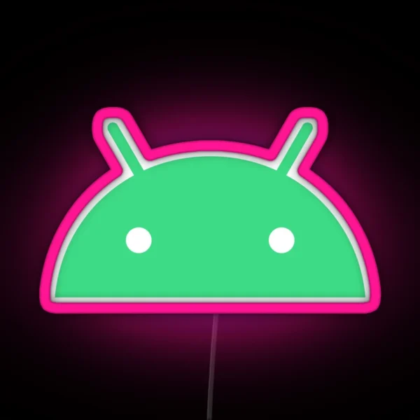 Android 10 Logo RGB Neon Sign