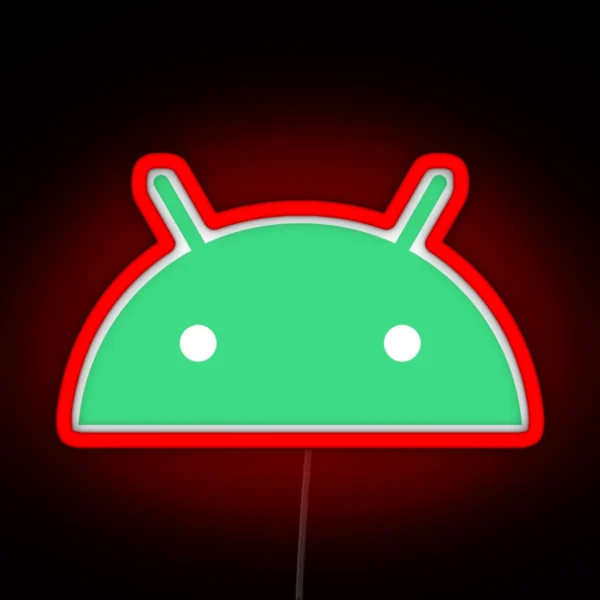 Android 10 Logo RGB Neon Sign