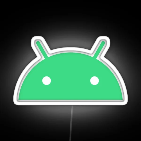 Android 10 Logo RGB Neon Sign