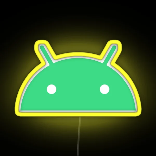 Android 10 Logo RGB Neon Sign