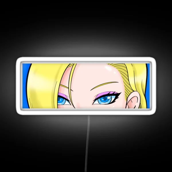 Android 18 RGB Neon Sign