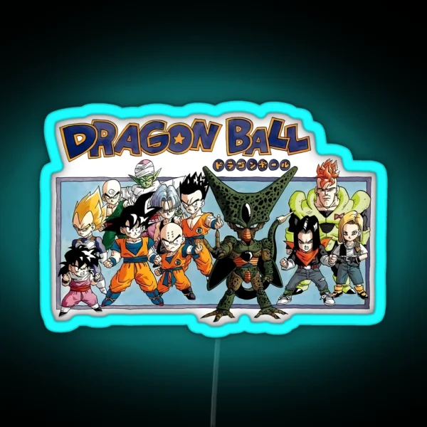Android Saga Dragon Ball Z RGB Neon Sign