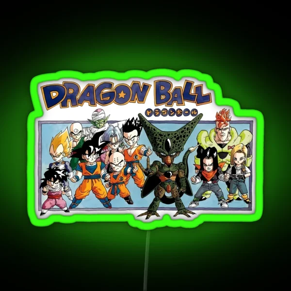 Android Saga Dragon Ball Z RGB Neon Sign