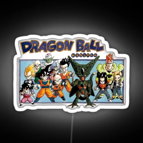 Android Saga Dragon Ball Z RGB Neon Sign