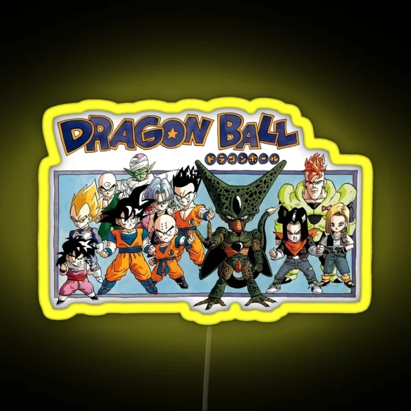 Android Saga Dragon Ball Z RGB Neon Sign