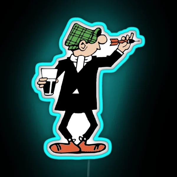 ANDY CAPP DARTS RGB Neon Sign