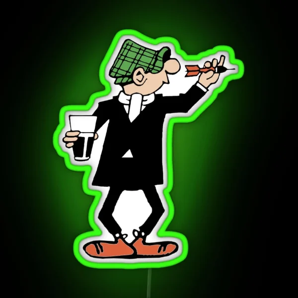 ANDY CAPP DARTS RGB Neon Sign