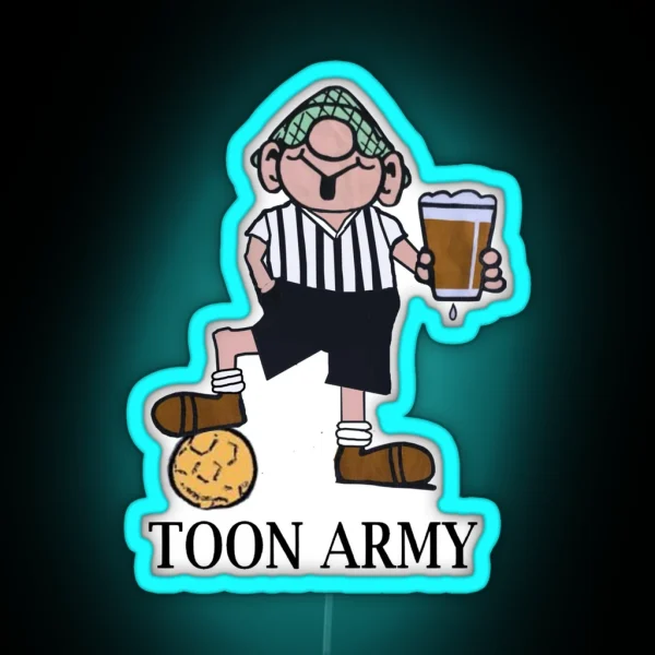 ANDY CAPP TOON ARMY RGB Neon Sign