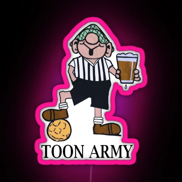 ANDY CAPP TOON ARMY RGB Neon Sign