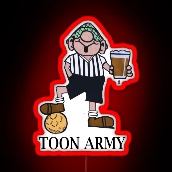 ANDY CAPP TOON ARMY RGB Neon Sign