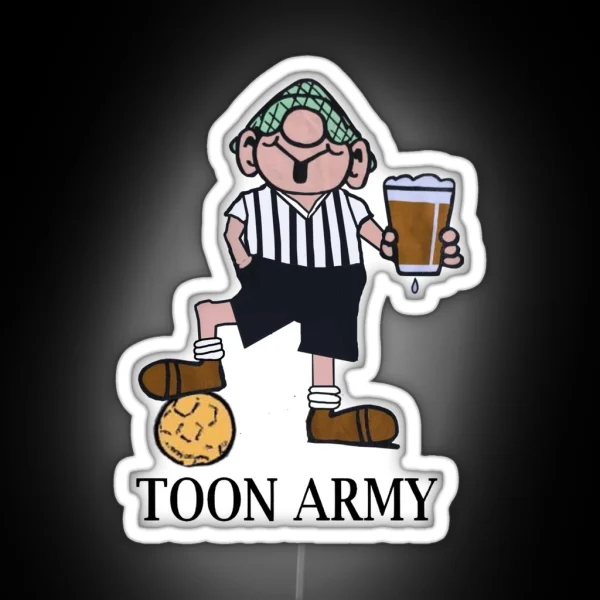 ANDY CAPP TOON ARMY RGB Neon Sign